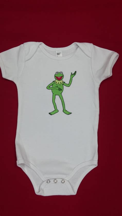 Kermit The Frog Baby Onesie Baby Shower T The Muppets Etsy