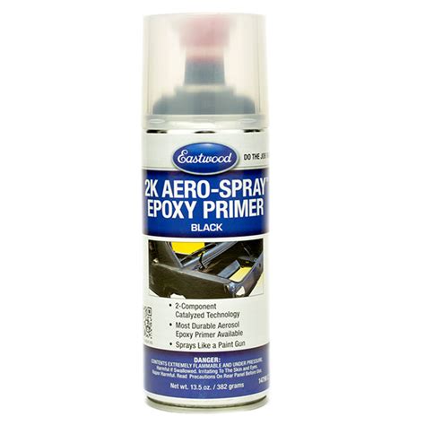 Eastwood 2k Aerospray Epoxy Primer Black Aerosol