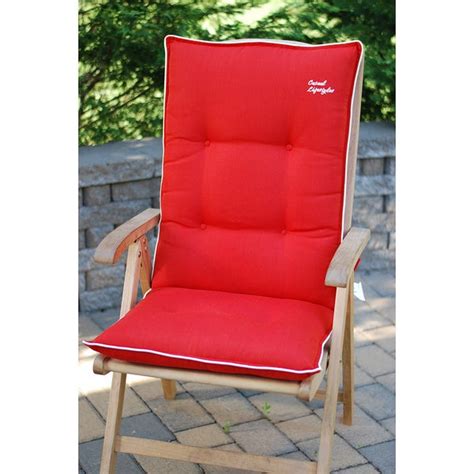 Shop our best selection of outdoor chair cushions to reflect your style and inspire your outdoor space. Red High Back/ Recliner Patio Chair Cushions (Set of 2 ...