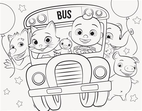 Cocomelon Coloring Pages Et