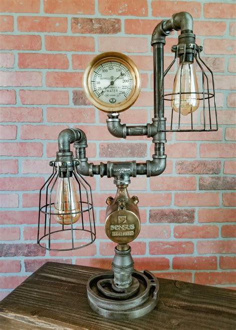 Steampunk Industrial Vintage Lamp 136 Table Lamp Desk Lamp Lamp