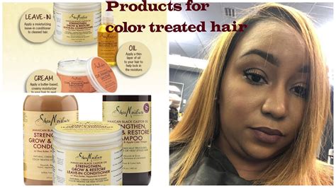 Product Line I Chose For My Color Treated Natural Hair Youtube