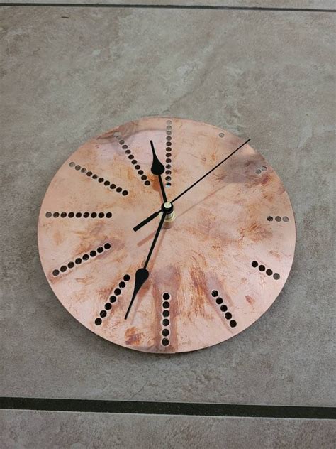 Handmade Copper Clock Etsy