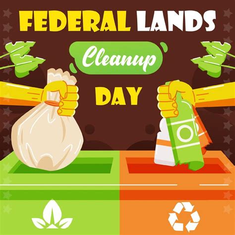 Federal Lands Cleanup Day Garbage Remover 10577714 Vector Art At Vecteezy