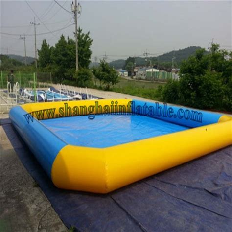Commercial 10m 10m Inflatable Pool Rental Large Inflatable Swimming