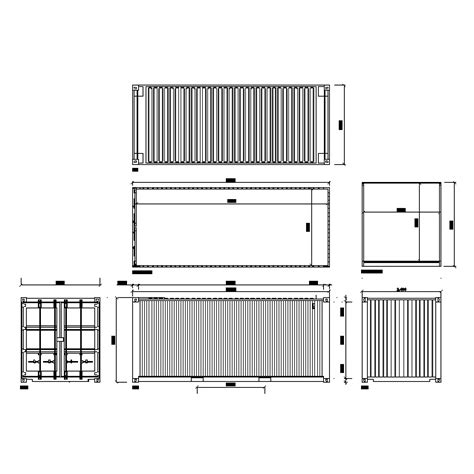 Iso Container Cad Drawing Snoshield