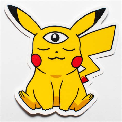 Pikachu Sticker - Wokeface