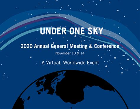 Register Now For The 2020 Annual General Meeting And Conference