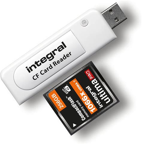 Integral Compact Flash Usb20 Memory Card Reader Adapter Plug And Play