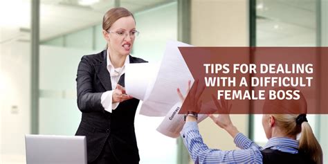15 tips for dealing with a difficult female boss