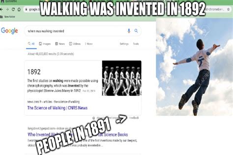 When Was Walking Invented Meme Genetrust