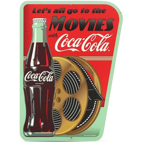 Buy Open Road Brands Coca Cola Movie Wall Art Vintage Coca Cola Metal