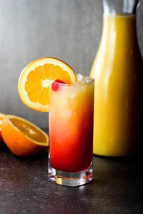 How To Make A Classic Tequila Sunrise How To Feed A Loon