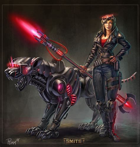 Smite Awilix Renegade Concept Andy Timm On Artstation At