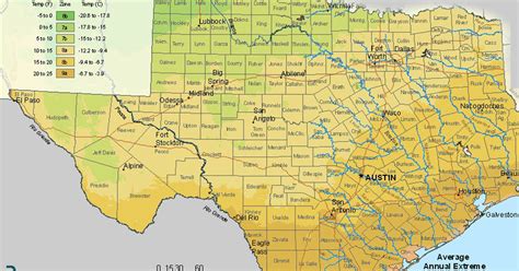 Usda Hardiness Zone Map For Texas The Garden Magazine