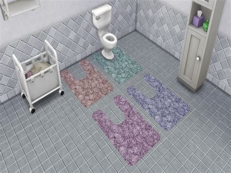 The Sims Resource Toilet Rug Set 3