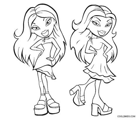 Free Printable Bratz Coloring Pages For Kids Cool2bkids