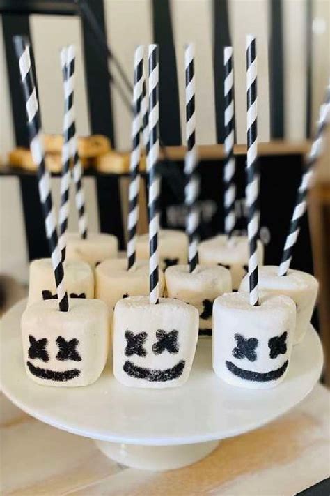 Dj Marshmallow Man Birthday Party Ideas Photo 4 Of 18 In 2021