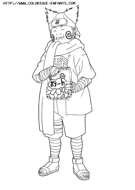 Coloriage naruto à imprimer et à colorier