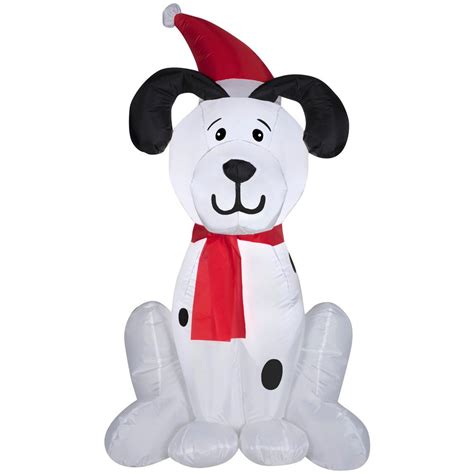 Gemmy Dog Christmas Inflatables Outdoor Christmas Decorations