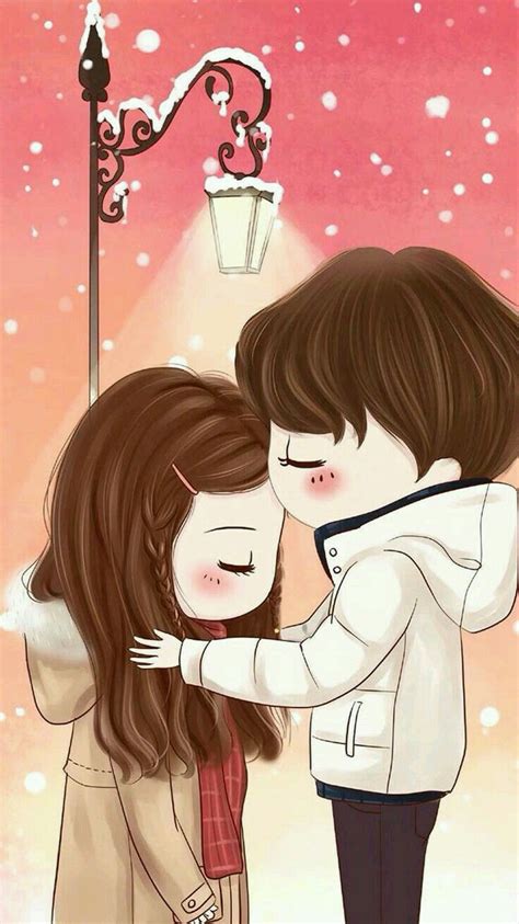 Pin By Ayu Hasna On Cute Cute Love Cartoons Cute Couple Art Cute