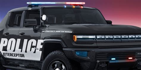 2022 Gmc Hummer Ev Police Interceptor Rendering Looks Like The Ultimate