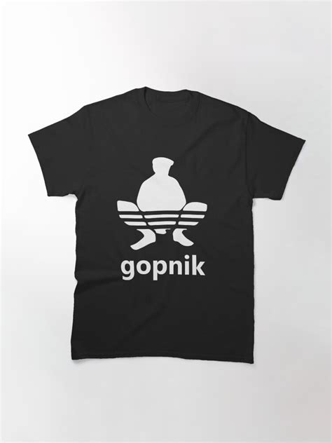 Gopnik Logo T Shirt By Dipardiou Redbubble