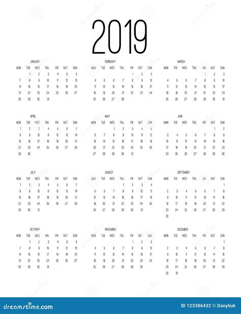 Arriba 105 Foto Calendario Por Numero De Semanas 2019 Actualizar