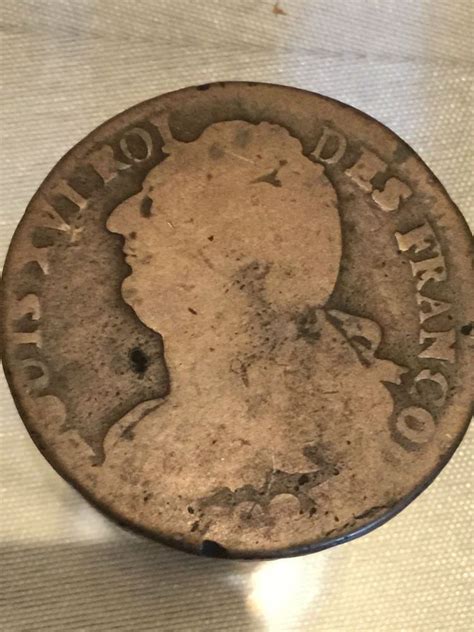 Louis Xvi 2 Sol Coin Revolution Era Rare1700 S French Coins Louis