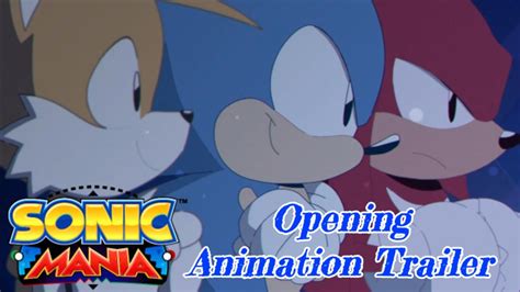 Sonic Mania Opening Animation Trailer Youtube