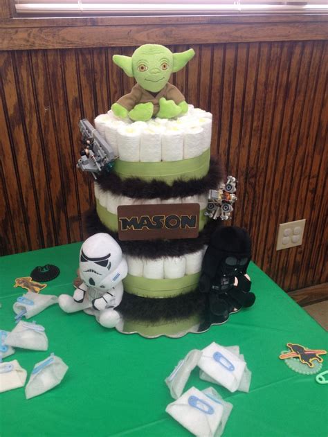 Star Wars Simplistic Diaper Cake Diaper Cake Cake Baby Shower