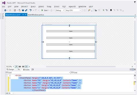 Overview Of Panels In Wpf