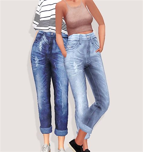 Pure Sims Mom S Jeans Sims 4 Downloads