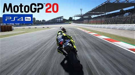 Motogp 20 Gameplay Ps4 Pro Rossi At Catalunya Youtube
