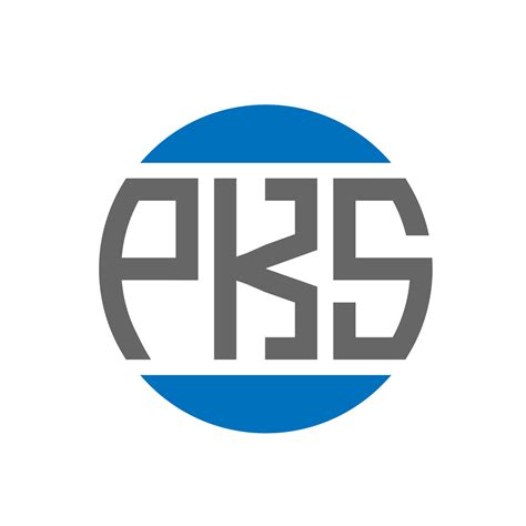 PKS Letter Logo Design On White Background PKS Creative Initials