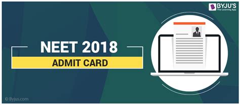 It is mandatory to carry the admit card to the exam center, without which you will not be allowed to take the exam. NEET Admit Card 2018 Released | Download NEET Hall Ticket 2018 Here