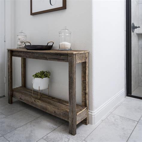 Unique Console Table Industrial Console Tables Wood Console Bathroom