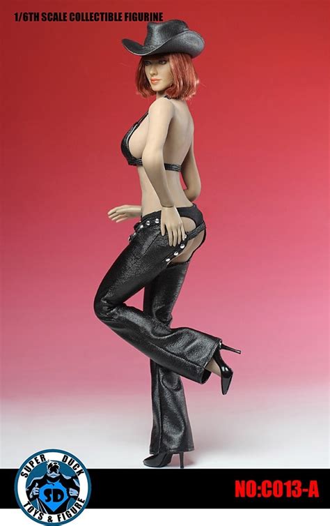 scale Female Sexy Cowgirl Clothing Set für Phicen TBLeague Bodys von Super Duck SC B