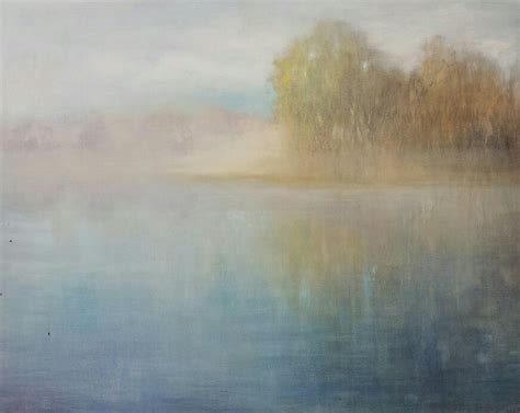 Morning Fog Oil 24 × 20 Painting Landscape