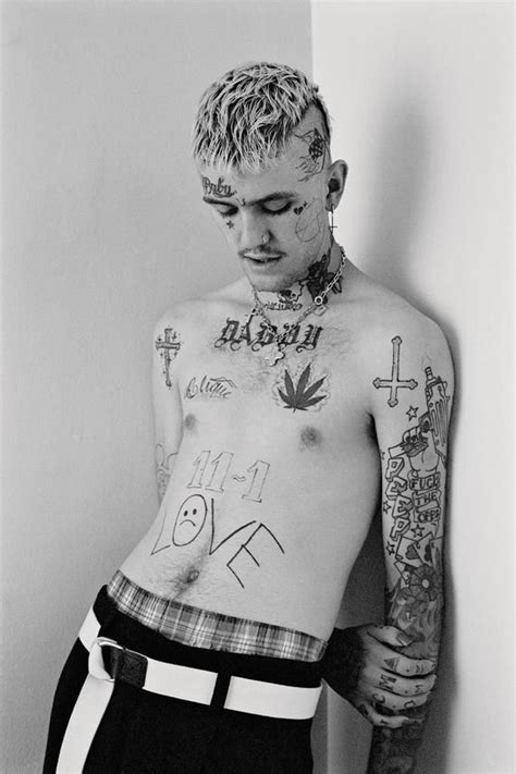 ♥️ Rappers Hellboy Tattoo Lil Peep Tattoos Lil Peep Live Forever