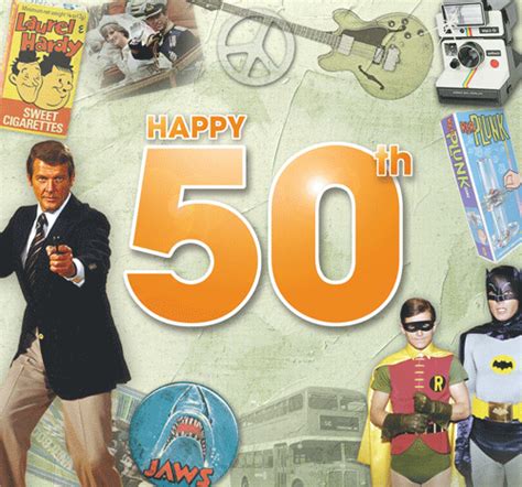 Happy 50th Birthday Classic Clip Art Library