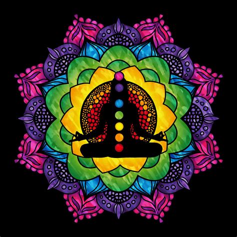 Meditation Chakra Art