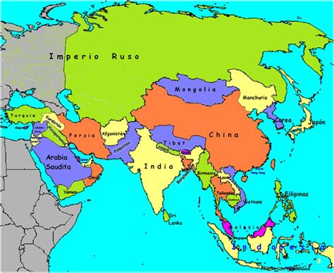 Pz C Mapa De Asia