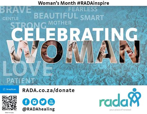 Rada Inspire August Is Womans Month We Celebrate Woman Fanbase