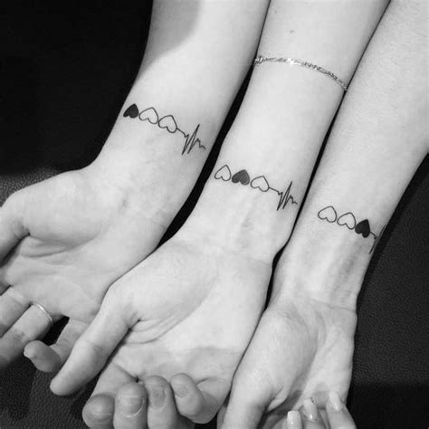 22 Unique Matching Meaningful Sister Tattoos To Try Simplistic