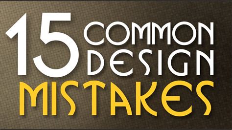 15 Most Common Design Mistakes In Graphics Designing You Know Must