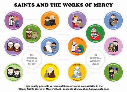 Mercy Works Saints Catholic Catequesis Manualidad