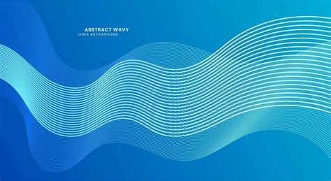 Abstract Blue Wavy Lines Background 26563292 Vector Art At Vecteezy