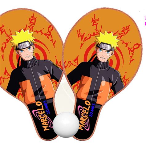 Raquete De Ping Pong Naruto Elo7 Produtos Especiais