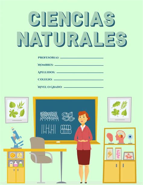 ᐉ 20 Caratulas De Ciencias Naturales 【 ️ Gratis】